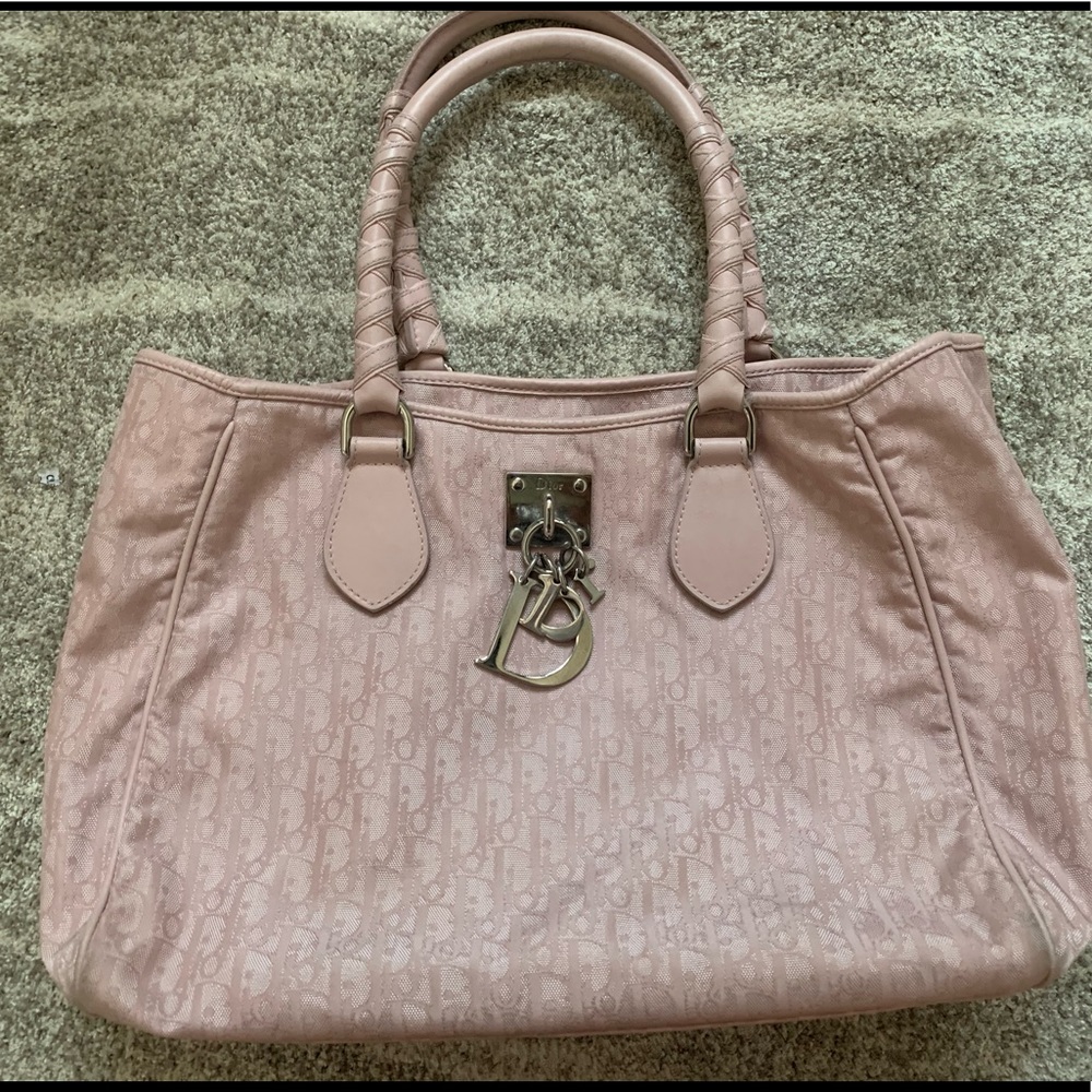 Beautiful Vintage Monogram Pink Dior Bag
